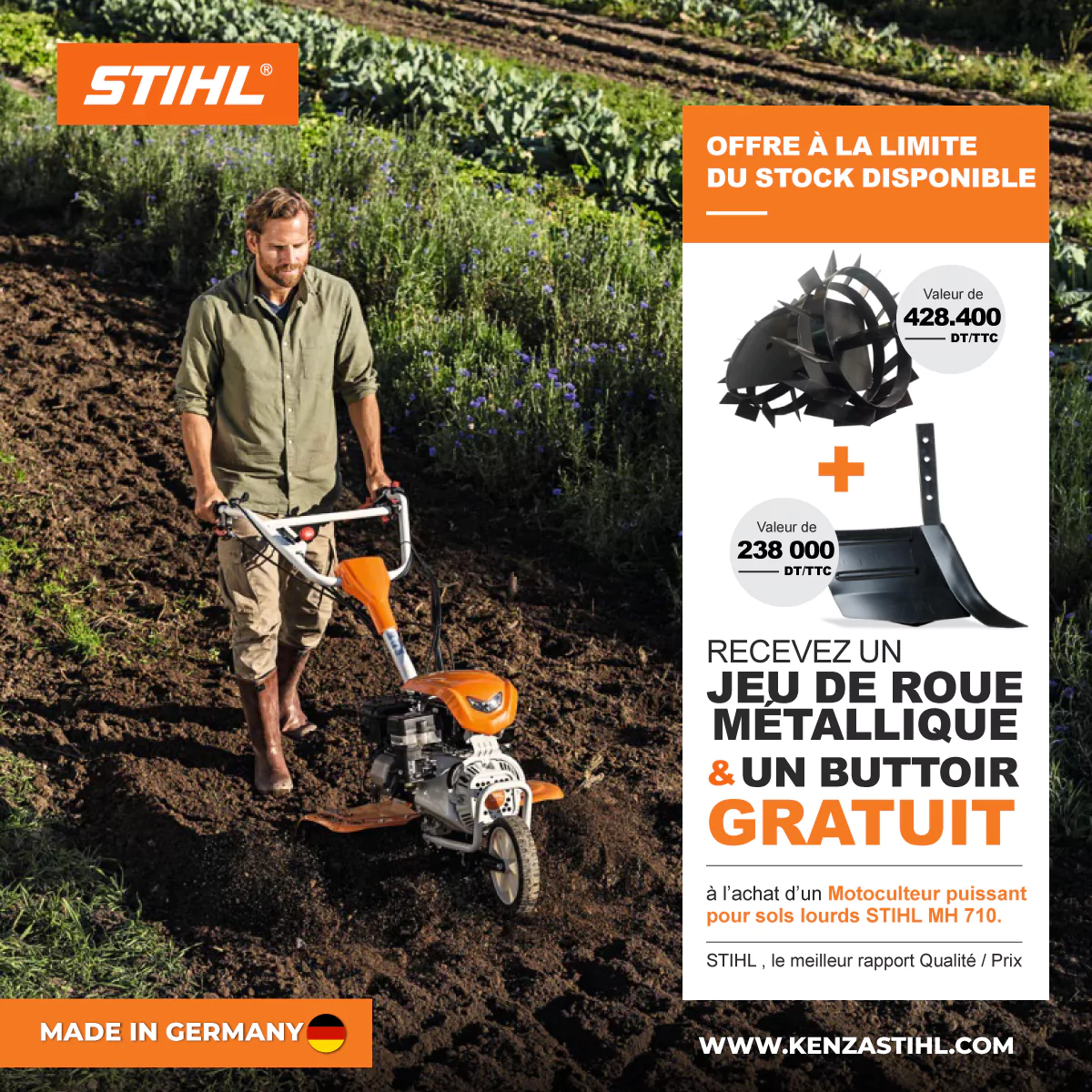 MOTOCULTEUR STIHL MH 710